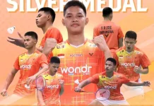 Fardan Rainanda Joe Juara 2 dalam ajang Asian Junior 2026