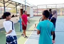Pelti Sampang Godok Atlet jelang Saturday Tennis Tournament 2026
