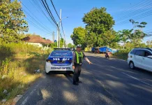 Satlantas Polres Sumenep Patroli Titik Rawan Kecelakaan