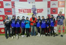 Tim Voli Putra dan Putri A SMKN 1 Sumenep Lolos ke Semifinal Rektor Unija Cup