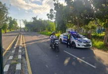 Satlantas Polresta Sumenep Patroli Titik Rawan Kecelakaan