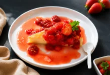 Cheesecake Stroberi, Perpaduan Lembut Keju dan Segarnya Buah