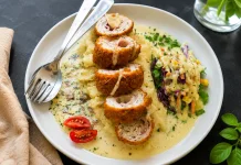 Chicken Cordon Bleu, Perpaduan Kuliner Eropa yang Menghadirkan Cita Rasa Premium