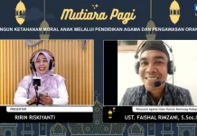 Mutiara Pagi RRI: Pendidikan Agama Perkuat Moral Anak