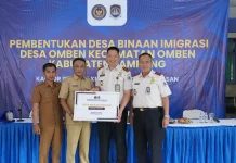 Imigrasi Pamekasan Resmikan Desa Omben sebagai Desa Binaan