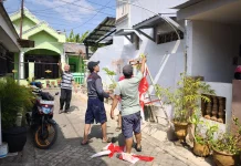 Warga Kerja Bakti, Sambut Hari Kemerdekaan
