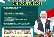 Pemutihan Pajak Daerah Dimulai Agustus