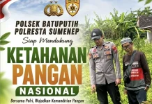 Polsek dan Petani Batuputih Bersinergi Jaga Ketahanan Pangan