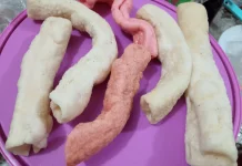 Kerupuk Pipa Warna-Warni Tetap Eksis