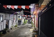 Perumnas Bangkal Sumenep Sulap Gang Jadi Lorong Kemerdekaan