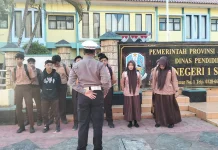 Polantas Menyapa, Satlantas Polresta Sumenep Edukasi Pelajar SMAN 1
