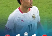 Imbang 1-1, Indonesia Gagal ke Semifinal Asean Cup