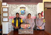 Polsek Sapeken Polresta Sumenep Tertibkan Peredaran Minuman Keras