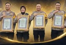 Polresta Sumenep Raih Penghargaan Pelayanan Prima Kategori A