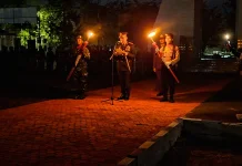 Forkopimda Sumenep Gelar Apel Kehormatan dan Renungan Suci