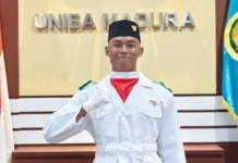Maba UNIBA Madura M. Suni Jadi Paskibra saat Masa Ospek