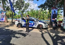 Satlantas Polresta Sumenep Patroli Sejumlah Titik Rawan Laka