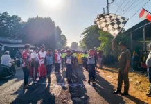 Gerak Jalan HUT RI 81 Semarakan Pasongsongan, Ribuan Peserta Tunjukkan Kekompakan
