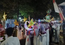 Warga Pamolokan Meriahkan Arak-Arakan Maulid Nabi