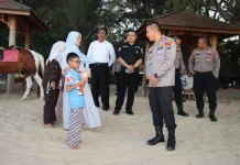 Kapolresta Sumenep Patroli di Pantai Lombang