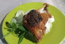Lalapan Bebek Bikin Nagih, Gurihnya Bikin Penikmat Ingin Kembali