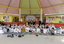 TK negri pembina sumenep melaksanakan maulid nabi Muhammad S.A.W