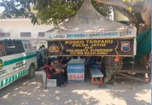 Polresta Sumenep Dirikan Tiga Posko Terpadu Tanggap Darurat KM Virgo Transport 8