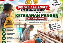 Polsek Kalianget Dukung Ketahanan Pangan