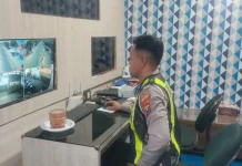 Satlantas Sumenep Pantau Lalin Melalui TMC