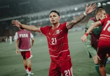 Diwarnai Kartu Merah Tailan, Indonesia Masih Bermain Imbang 1-1