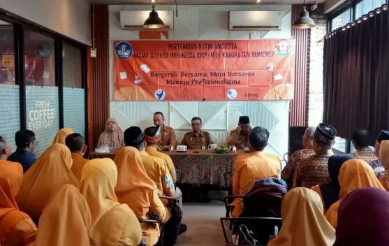Disdik Sumenep Siap Bersinergi dengan MGMP Bahasa Indonesia