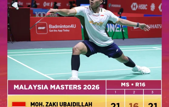 Ubed  Kalahkan Korsel di Malaysia Masters 2026