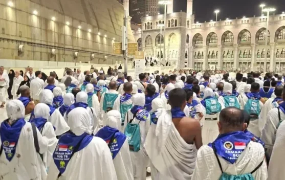 Jemaah Haji Kloter 78 Bersiap Thawaf Wada sebelum Bertolak ke Madinah