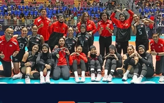 Tim Voli Putri Indonesia Tundukkan Lebanon 3-0 di AVC Volleyball Cup 2026