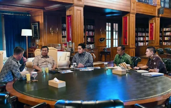 Bertemu Presiden, Erick Thohir Laporkan Program Prioritas Olahraga Nasional