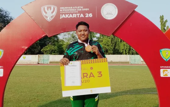Atlet Sumenep Raih Medali Perunggu di Kejurnas Atletik U18 Jakarta