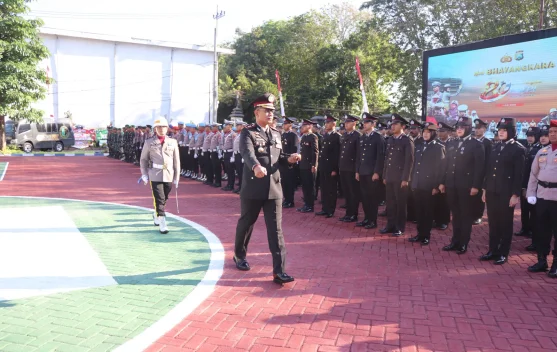 Semangat Presisi Mengabdi, Polres Sumenep Gelar Upacara Hari Bhayangkara ke 80
