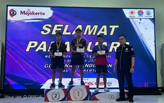 Siswa MTsN 2 Sumenep Sabet Emas Kejurprov Tenis Meja Jawa Timur 2026