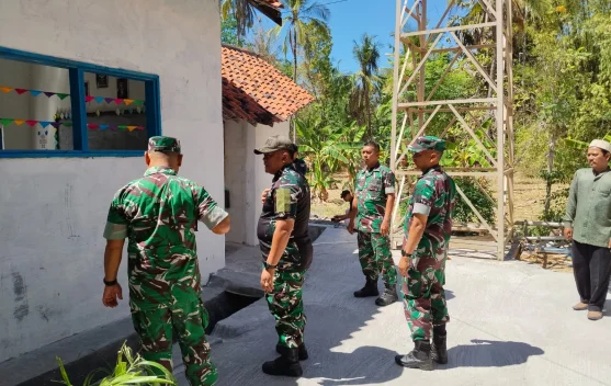 Dandim Sumenep Pastikan Pembangunan Bakti TNI Tepat Sasaran