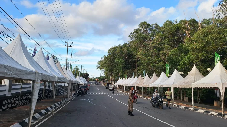 Jalan Masjid Agung Sungailiat Dialihkan Selama Ramadan Fair