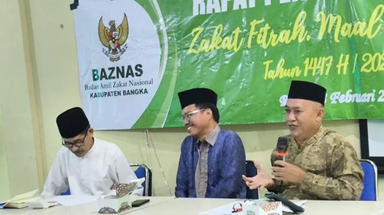 BAZNAS Bangka Tetapkan Zakat Fitrah 42.000 Rupiah