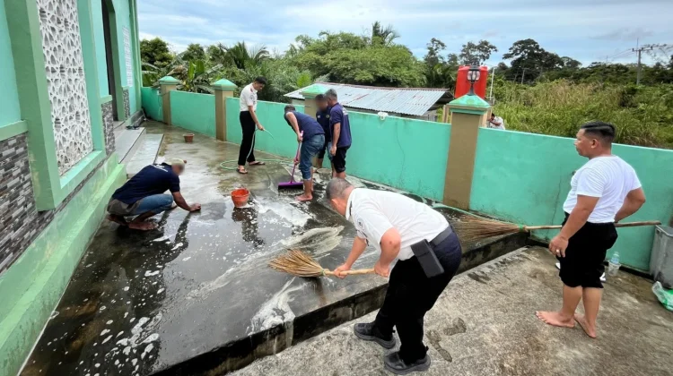 Lapas Tanjungpandan Gelar Kerja Bakti Sambut Ramadan