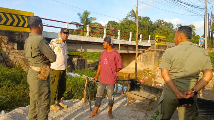 Satpol PP Bangka Tegur Aktivitas TI Simpang Lumut