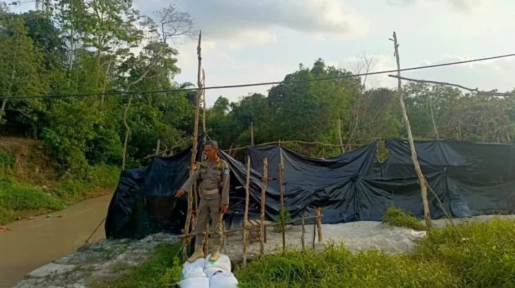 BPJN Minta Polsek Riausilip Hentikan TI Simpang Lumut
