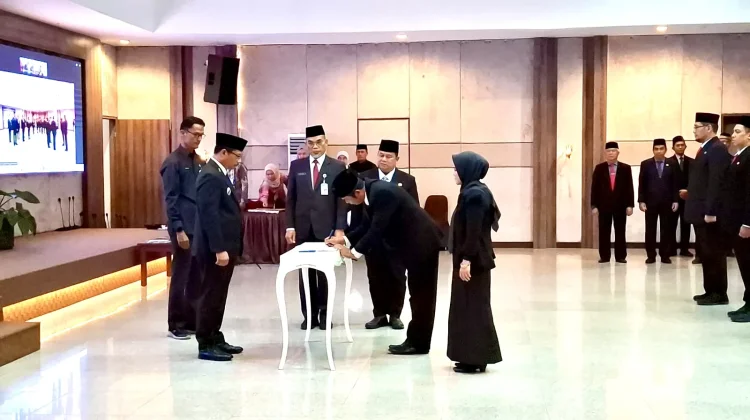 22 Pejabat Administrator dan Pengawas di Pemprov Babel Dilantik