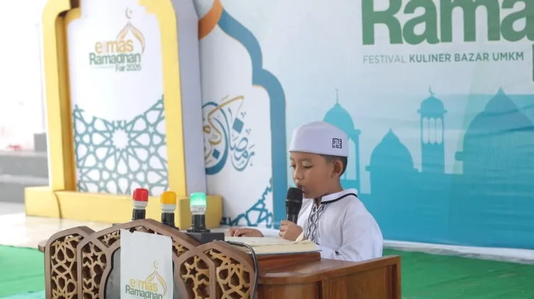 Lomba Tartil Semarakkan E-mas Ramadan Fair 2026 di Masjid Agung Sungailiat