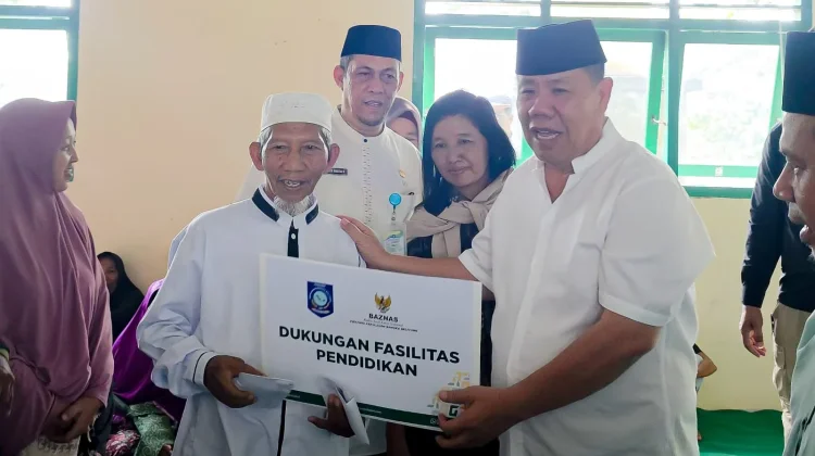 Zakat BAZNAS Disalurkan di Desa Penyamun