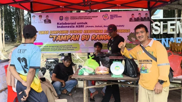 DLH Bangka Tukar Sampah dengan Kebutuhan Rumah Tangga