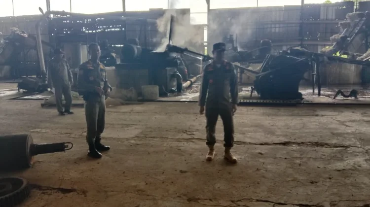Tim Pemkab Bangka Cek IPAL Pabrik Karet Keluhan Warga