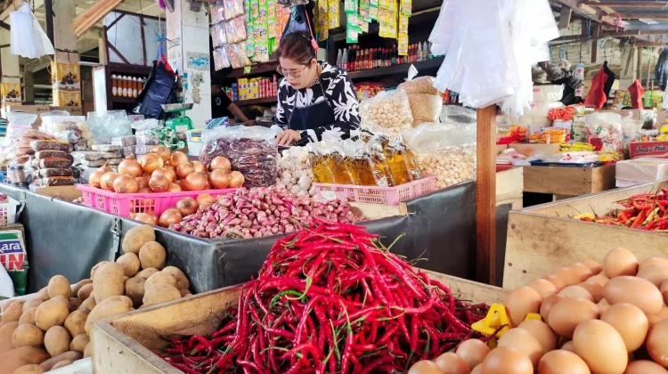 Harga Bumbu Dapur di Tanjungpandan Stabil jelang Lebaran